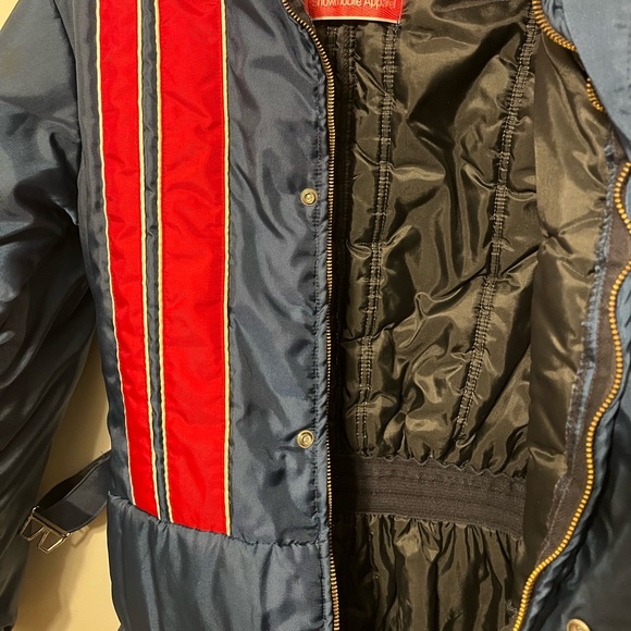 70’s Vintage unisex teens JCPenney Snowmobile Apparel Snowsuit blue and red - Picture 6 of 12